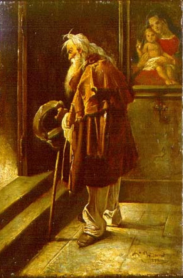 Vecchio mendicante